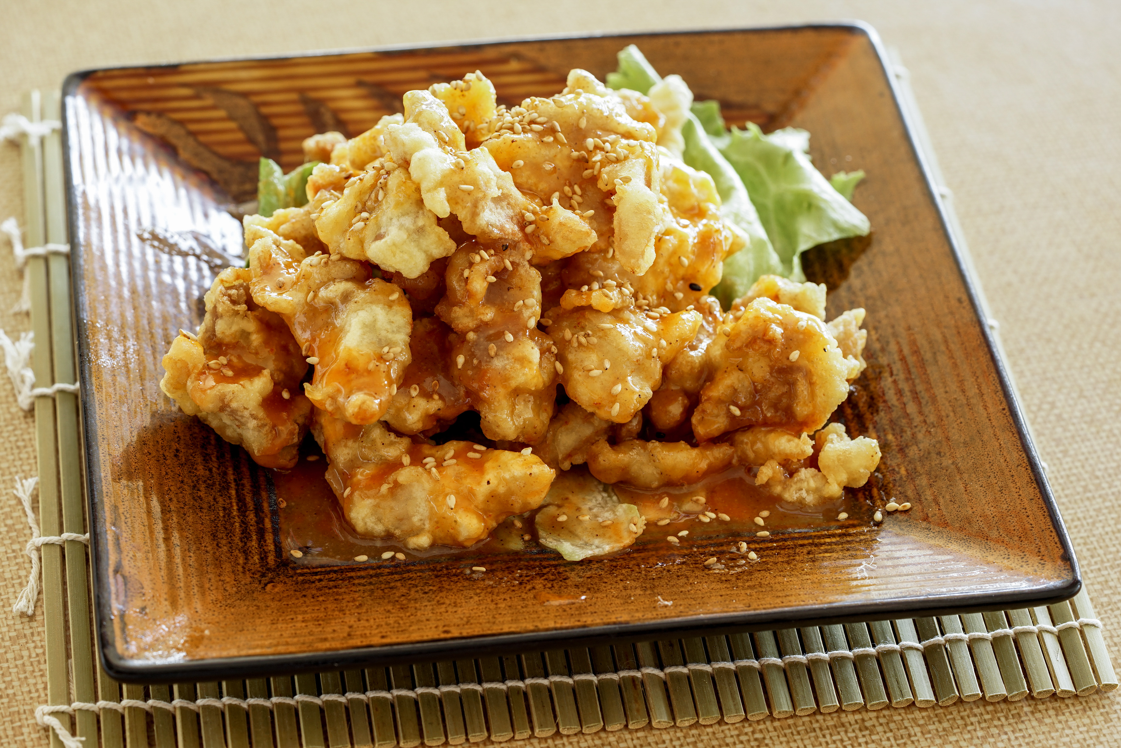 Order Sesame Chicken food online from Go Sushi Japanese Restaurant store, Pacifica on bringmethat.com