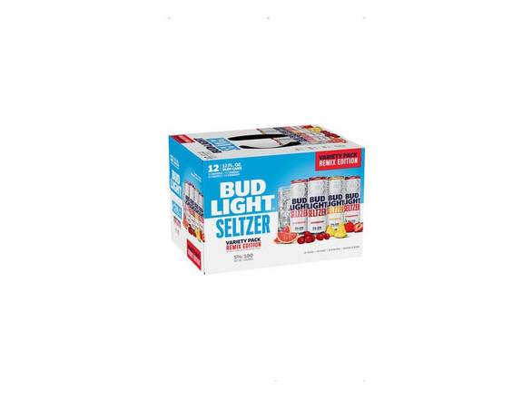 Order Bud Light Seltzer Remix Edition - 12x 12oz Cans food online from Kirby Food & Liquor store, Champaign on bringmethat.com