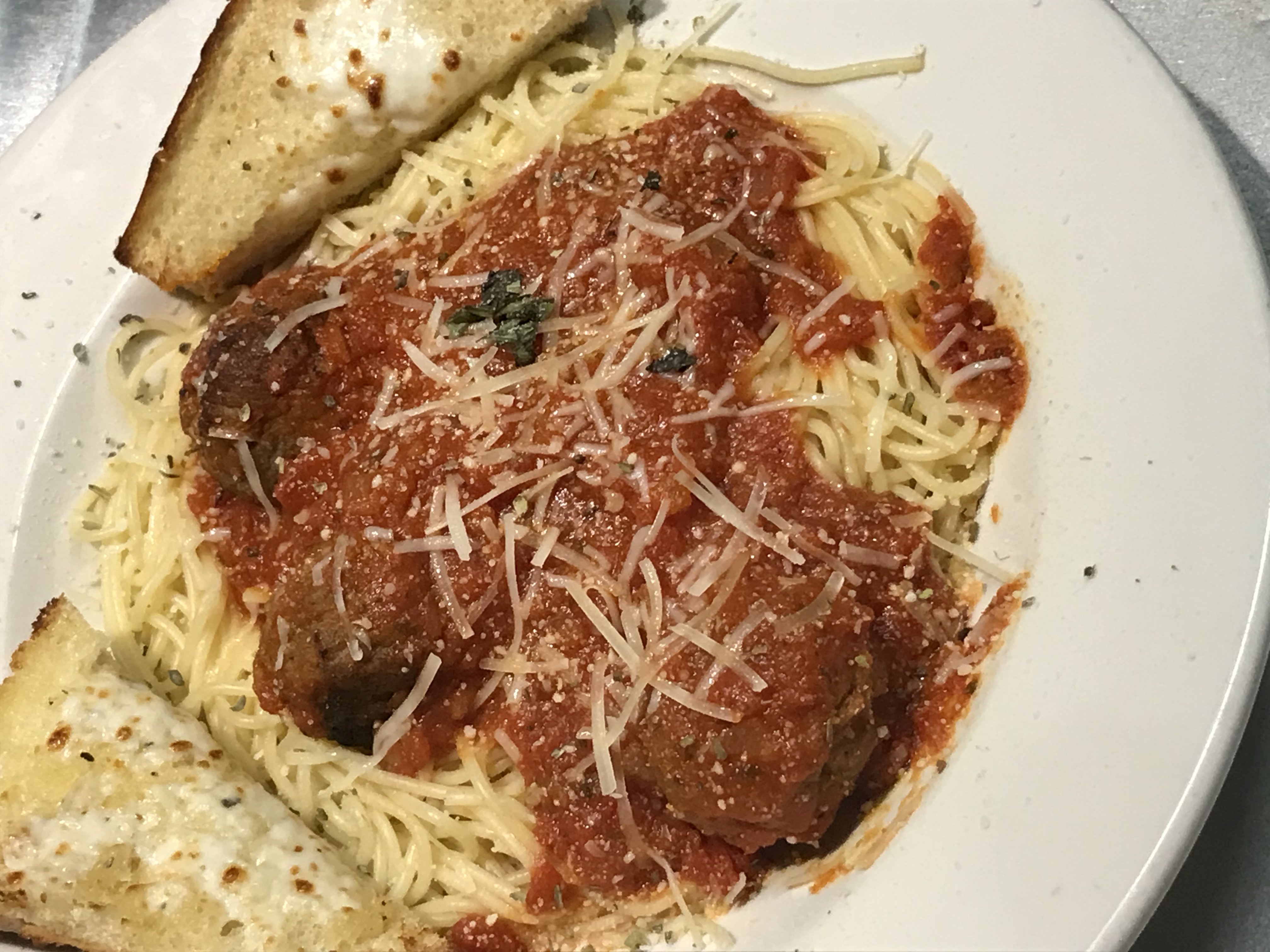 Order Spaghetti with meatballs  food online from Mogio's Gourmet Pizza store, Murphy on bringmethat.com