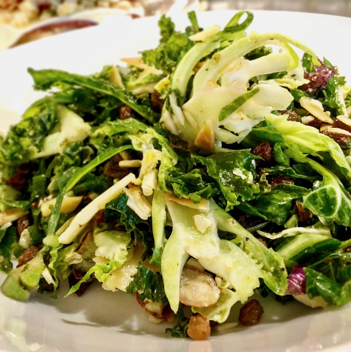 Order Shaved Kale & Brussels Salad food online from South End Buttery store, Boston on bringmethat.com