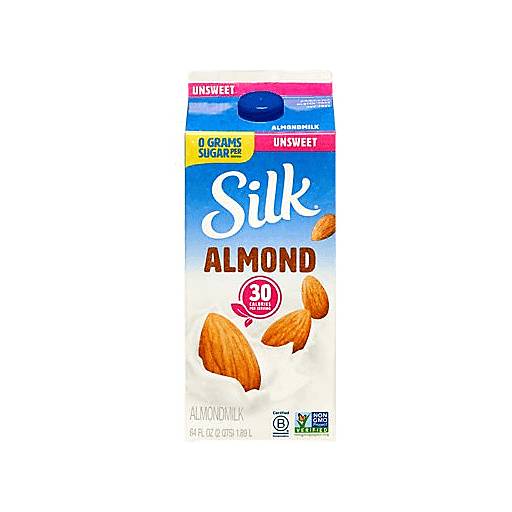 Order Silk Unsweetened Almond Milk (64 OZ) 134381 food online from BevMo! store, Milpitas on bringmethat.com