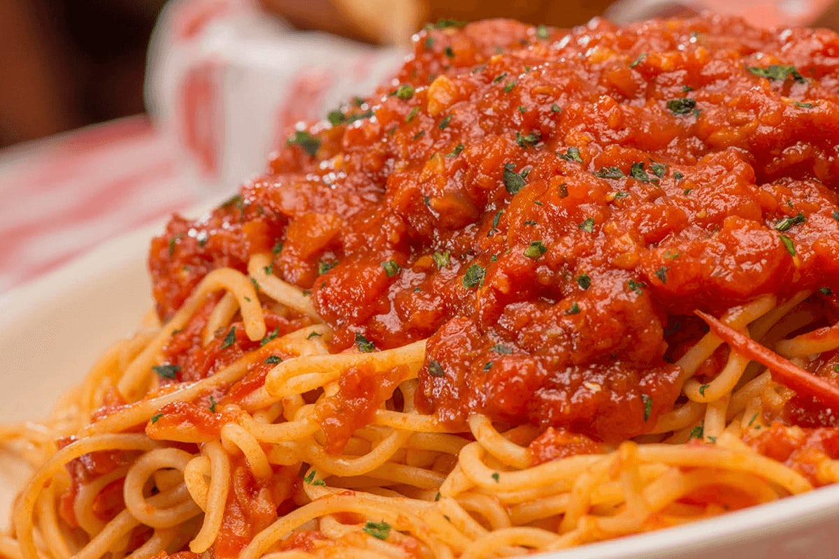 Order Spaghetti Marinara food online from Buca di Beppo store, Mesa on bringmethat.com