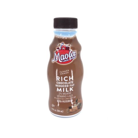 Order Maola 2% Reduced Fat Rich Chocolate Milk 12oz food online from 7-Eleven store, Triangle on bringmethat.com