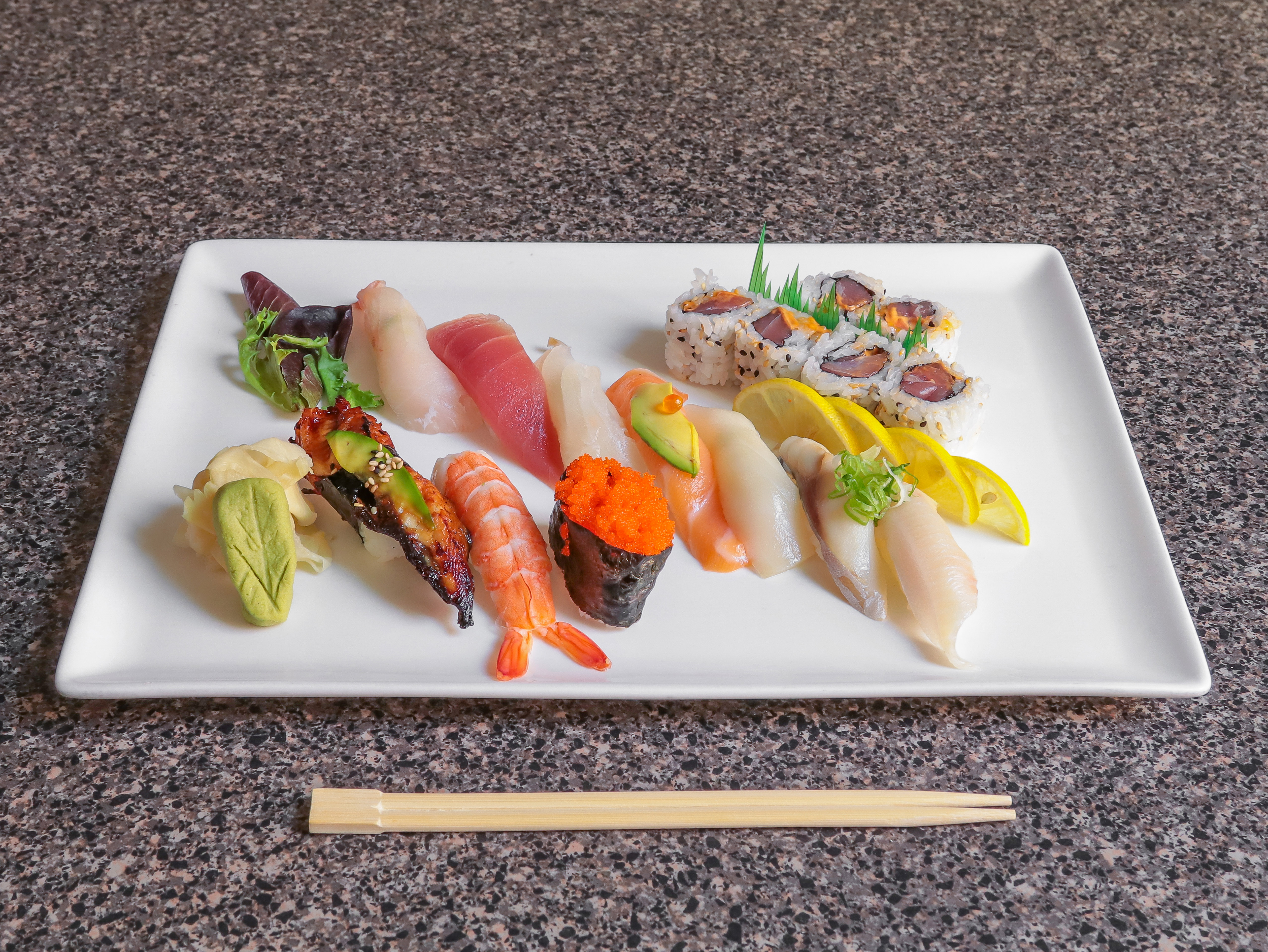 Order Sushi Deluxe food online from Shiroi Hana Restaurant store, Philadelphia on bringmethat.com