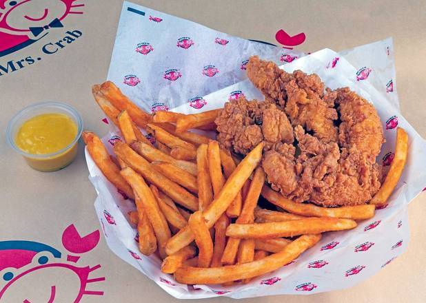 Order Chicken Tenders (4 pcs) food online from Mr. & Mrs. Crab Melbourne store, Melbourne on bringmethat.com