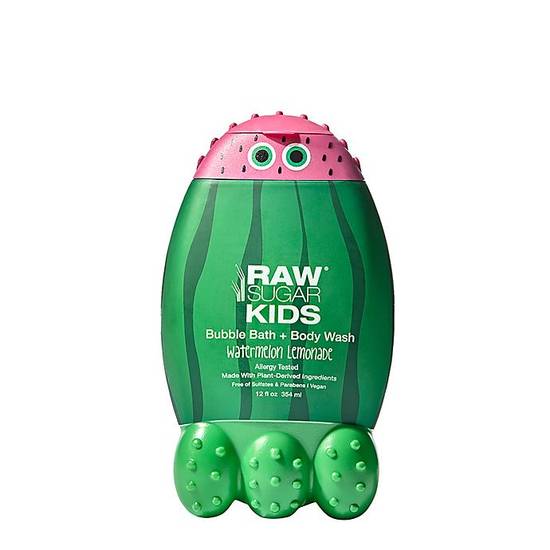 Order RAW SUGAR® Kids 12 oz. 2-in-1 Bubble Bath and Body Wash in Watermelon Lemonde food online from Bed Bath & Beyond store, Daly City on bringmethat.com