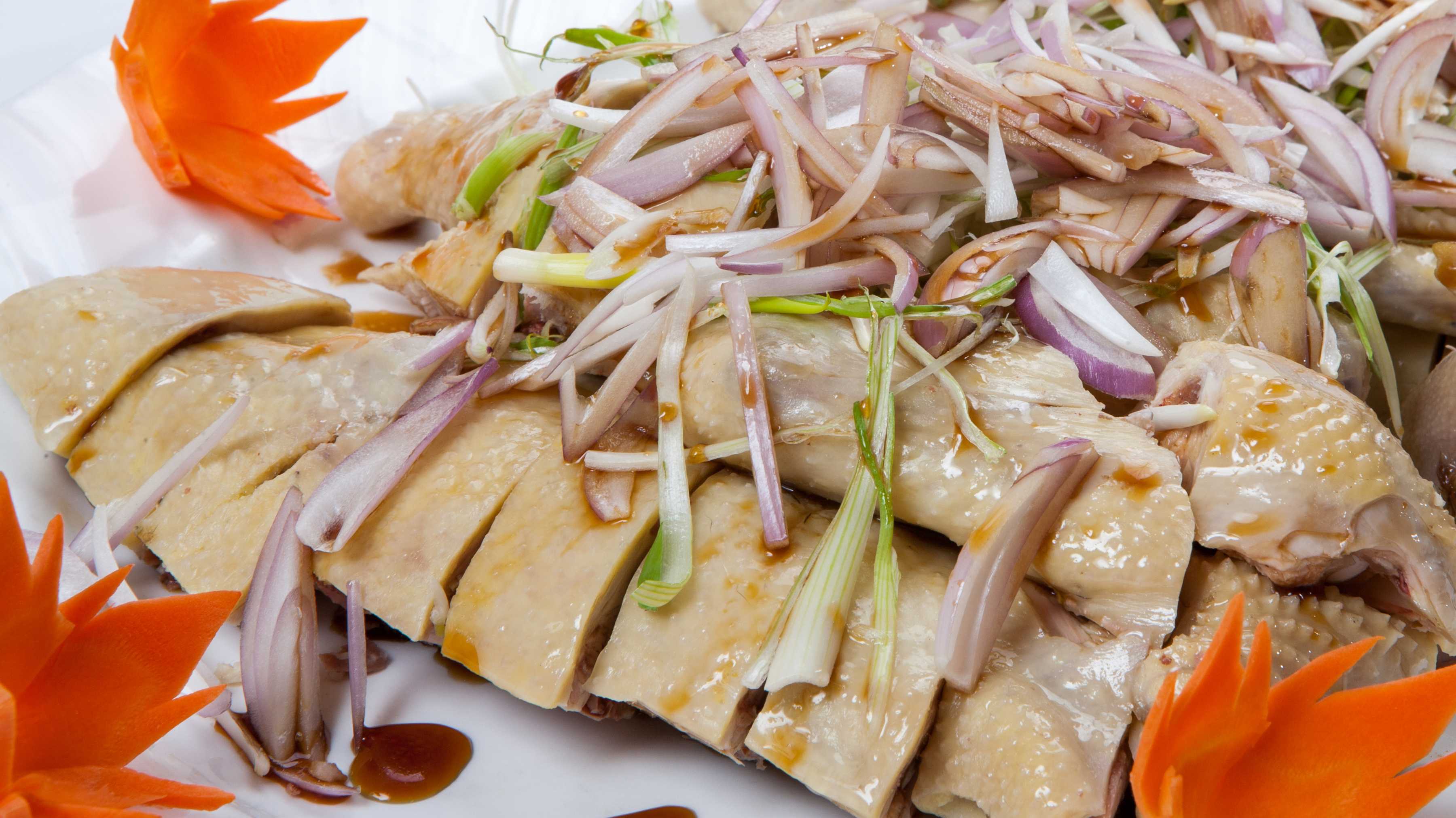 Order Empress Chicken with Ginger Scallion food online from Capital Seafood store, Beverly Hills on bringmethat.com