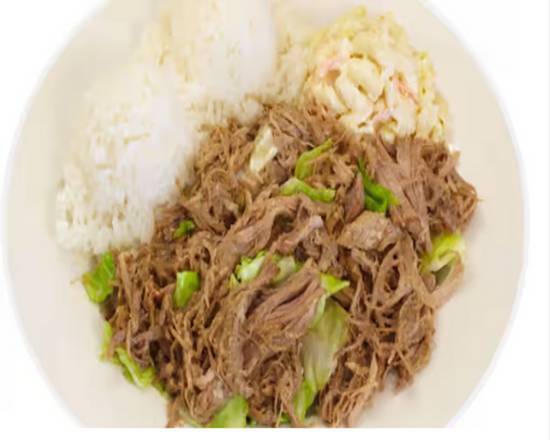 Order Kalua Pork and Cabbage food online from L&L Hawaiian Barbecue store, Tracy on bringmethat.com