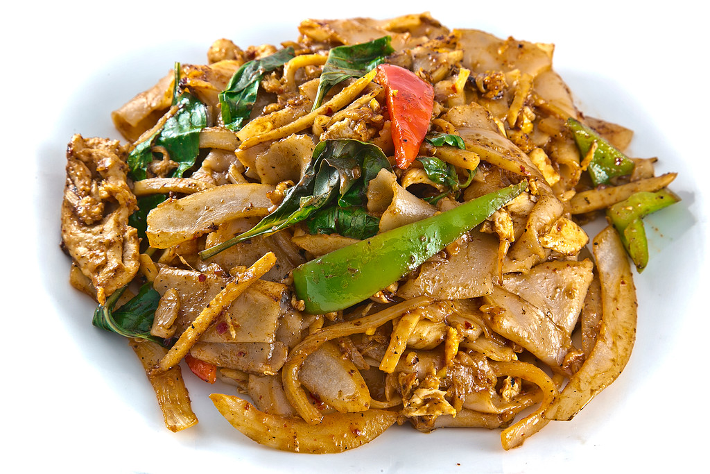 Order Phad Kee Mao food online from Ferry Noodle House store, Seattle on bringmethat.com