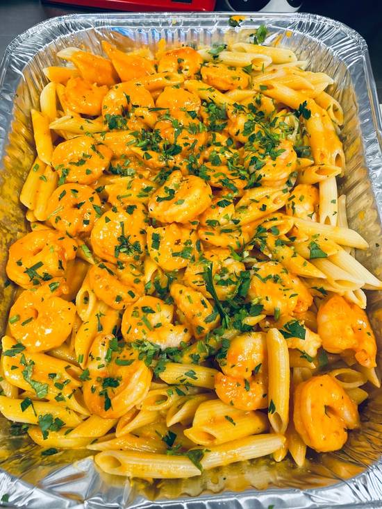 Order Catering-Pasta Vodka & Shrimp food online from Tuscan Son store, Los Angeles on bringmethat.com