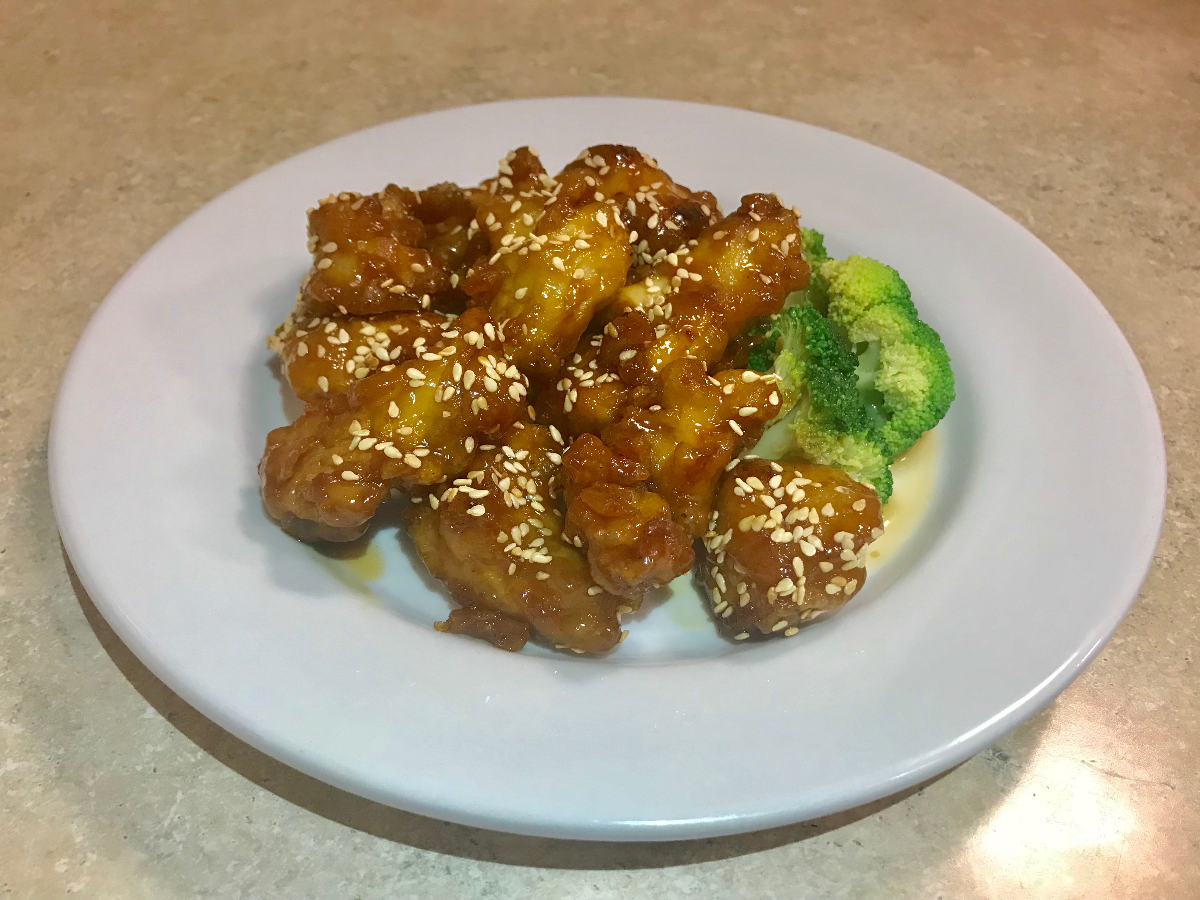 Order P2. Sesame Chicken food online from China Island store, Mansfield on bringmethat.com