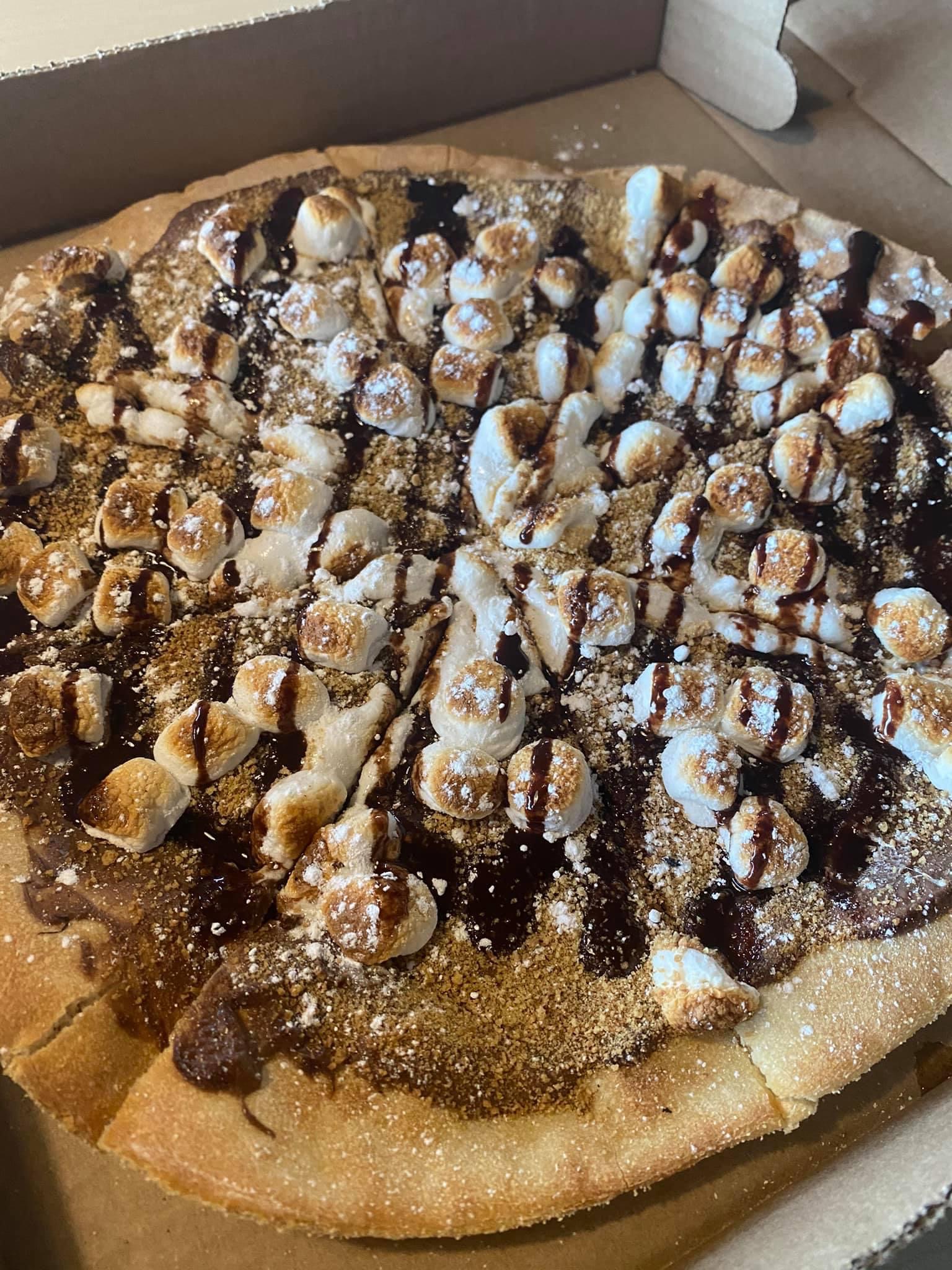 Order 12" Smore Pizza food online from Barnyard Wood Crafted Pizza store, South Burlington on bringmethat.com