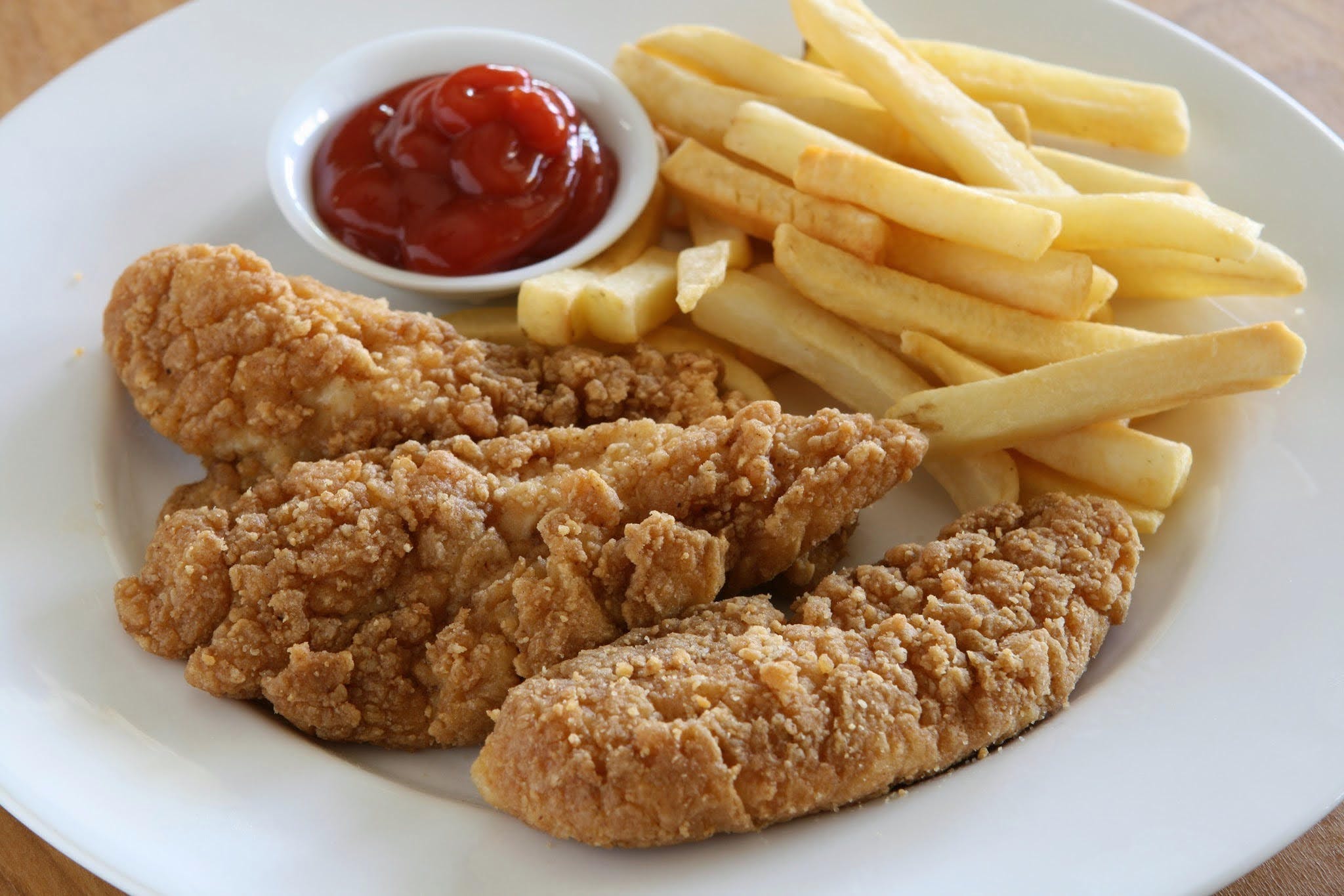 Order Chicken Fingers - 5 Pieces food online from Papa Ray Pizza & Wings store, Addison on bringmethat.com
