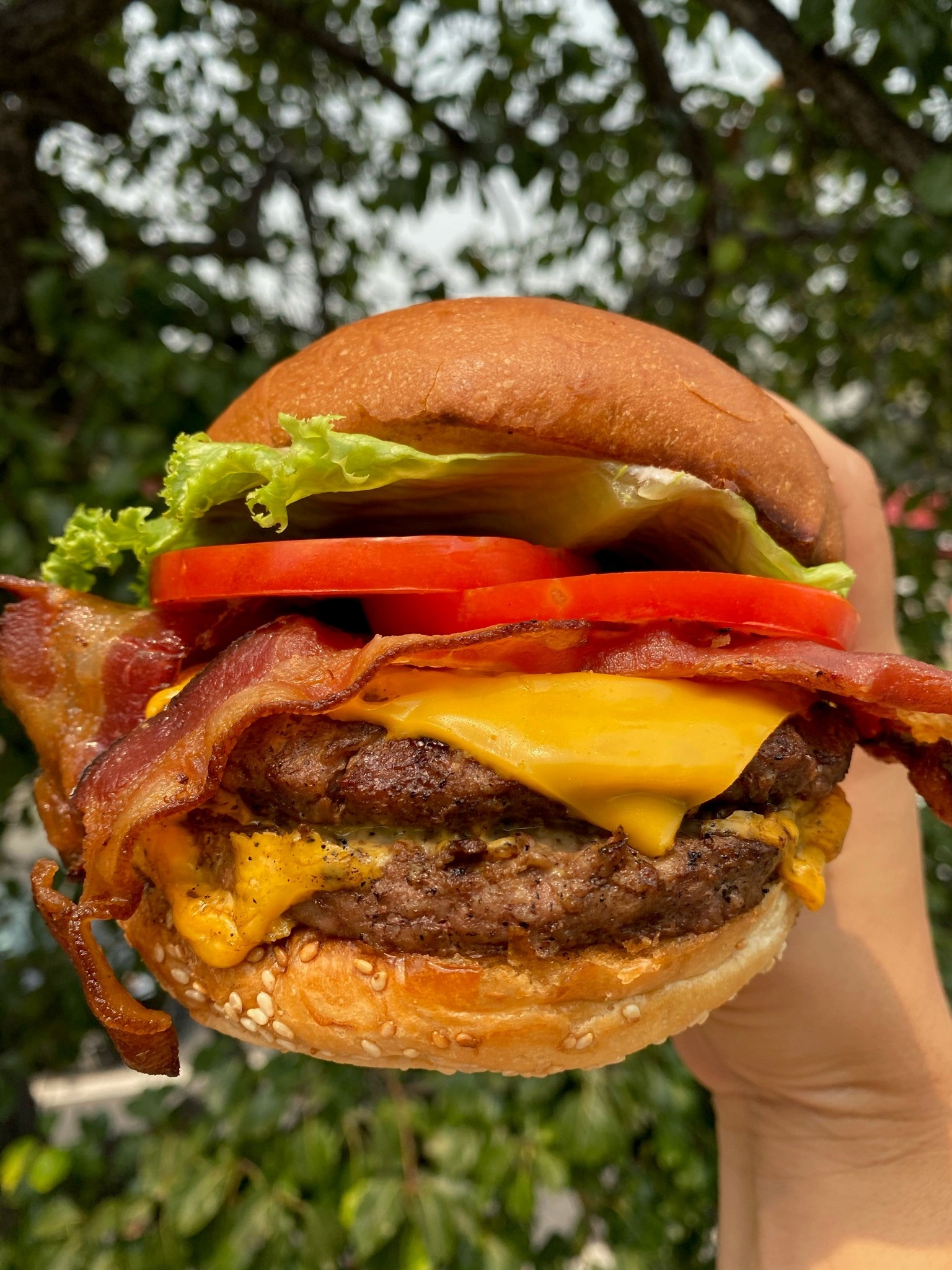 Order Double Bacon Cheeseburger food online from Pismo Beach Location -Splash Cafe store, Pismo Beach on bringmethat.com