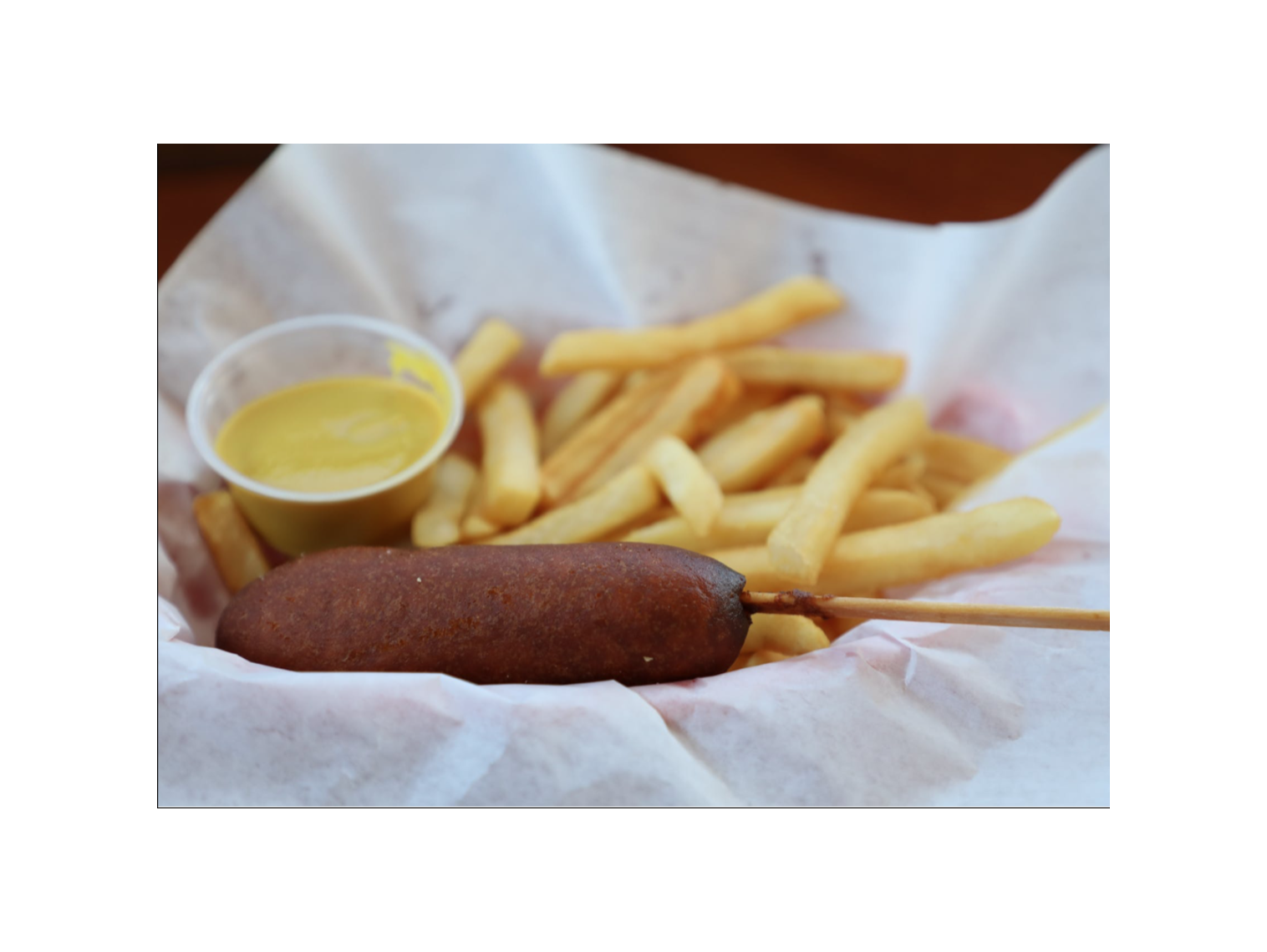 Order Corn Dog food online from Norm Famous Burgers store, Whittier on bringmethat.com