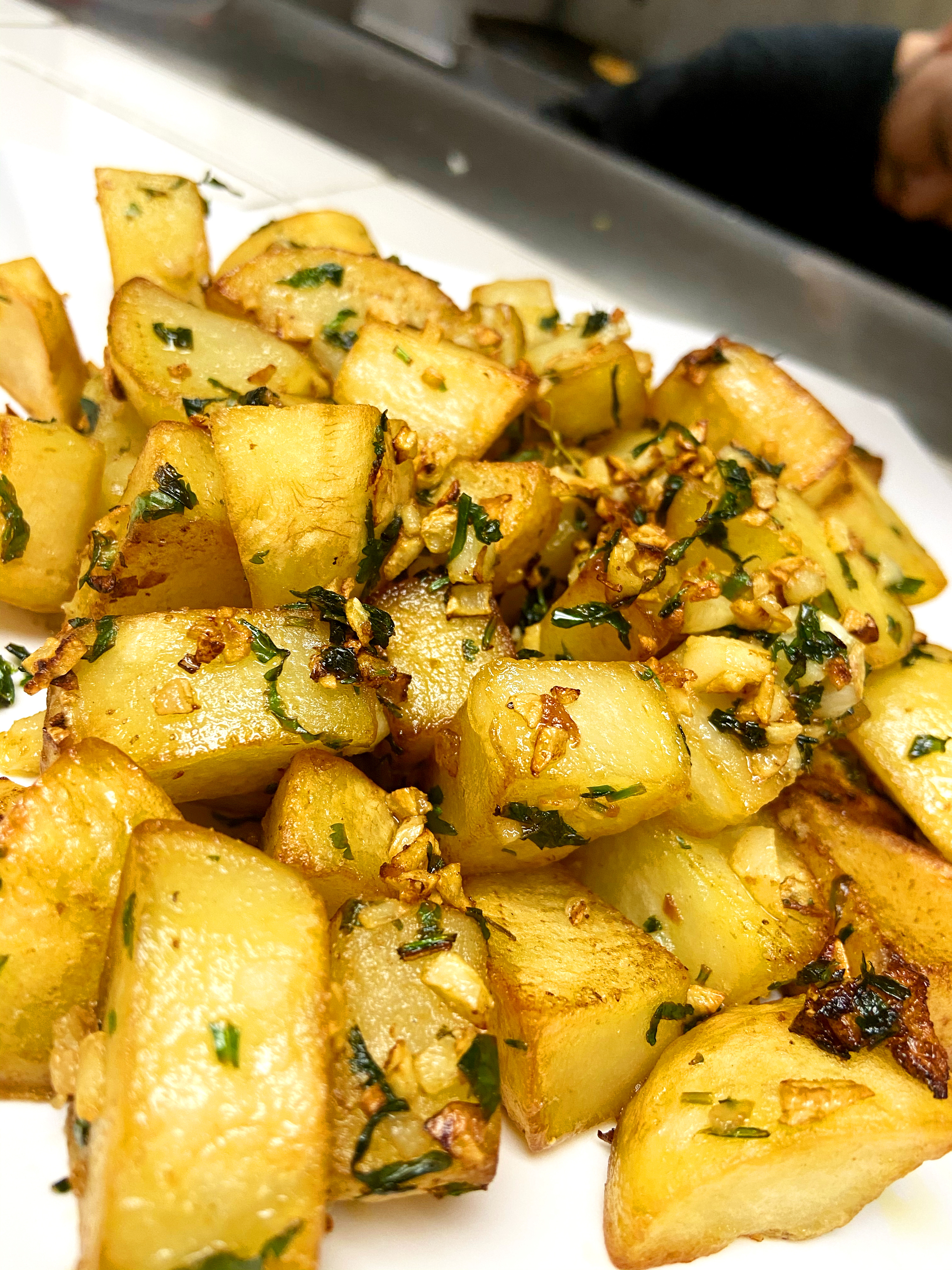 Order Garlic Potato food online from World Famous Grill store, Bell Gardens on bringmethat.com