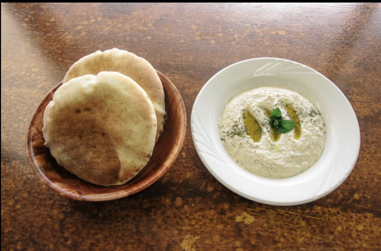 Order Baba Ghanoush food online from Amena Mediterranean Cafe and Bakery store, Las Vegas on bringmethat.com