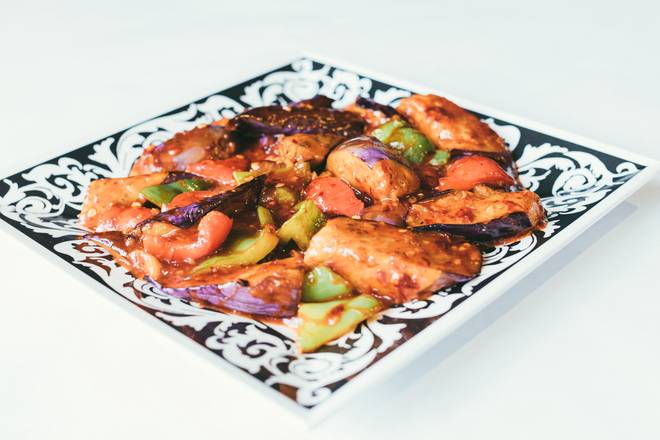 Order Fried Eggplant * food online from Dolan Uyghur store, Washington on bringmethat.com
