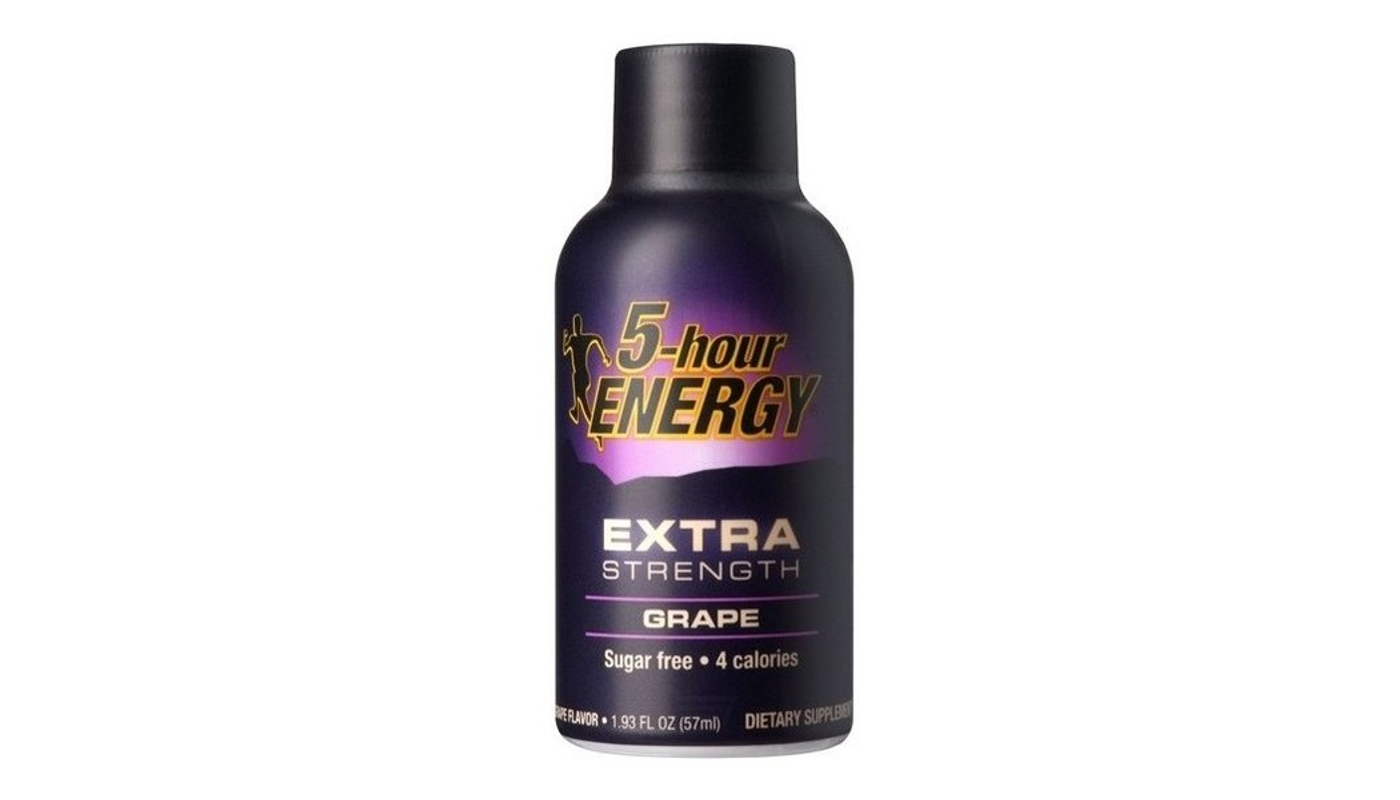 Order 5 Hour Energy Energy Shot, Extra Strength, Grape Flavor food online from Robert Market store, Los Angeles on bringmethat.com