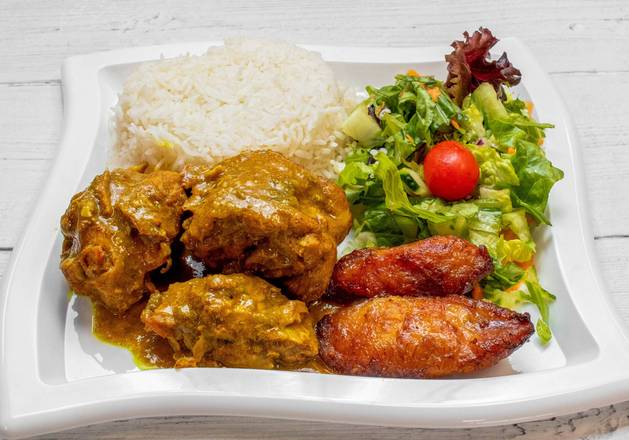 Order Curry Chicken Meal food online from Jerkin Chicken store, Jersey City on bringmethat.com
