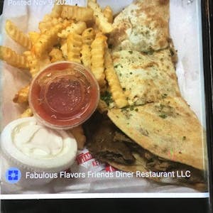 Order Steak Quesdilla meal food online from Fabulous Flavors Friends Diner In Restaurant store, Memphis on bringmethat.com