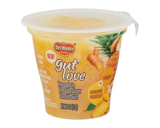 Order Del Monte · Gut Love in Pineapple Ginger Flavored Juice (6 oz) food online from Safeway store, Phoenix on bringmethat.com