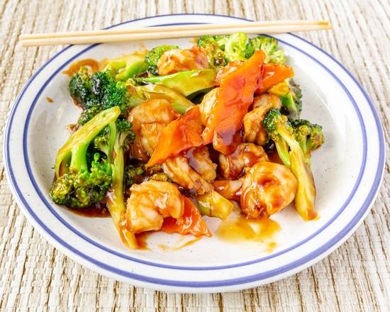 Order Shrimp with Broccoli food online from Chinese American Cafe store, Jefferson Parish on bringmethat.com