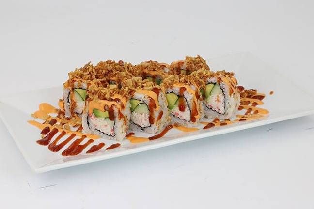 Order Crunch Spicy California Roll food online from Sushiboy store, Torrance on bringmethat.com