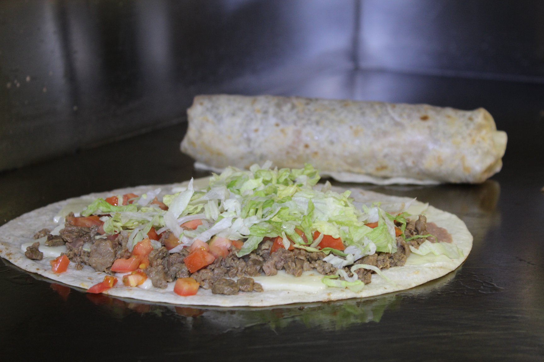 Order Burrito food online from La Bamba store, Normal on bringmethat.com