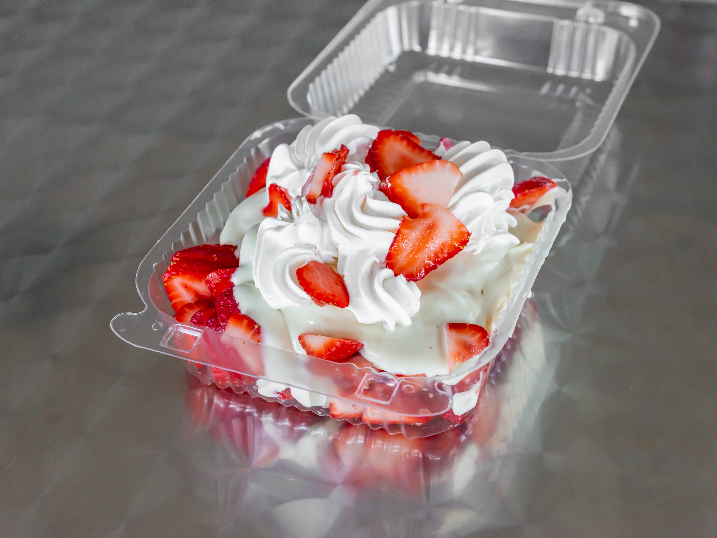 Order Fresh Strawberries & Cream food online from Diamonds Ice Cream store, Columbus on bringmethat.com