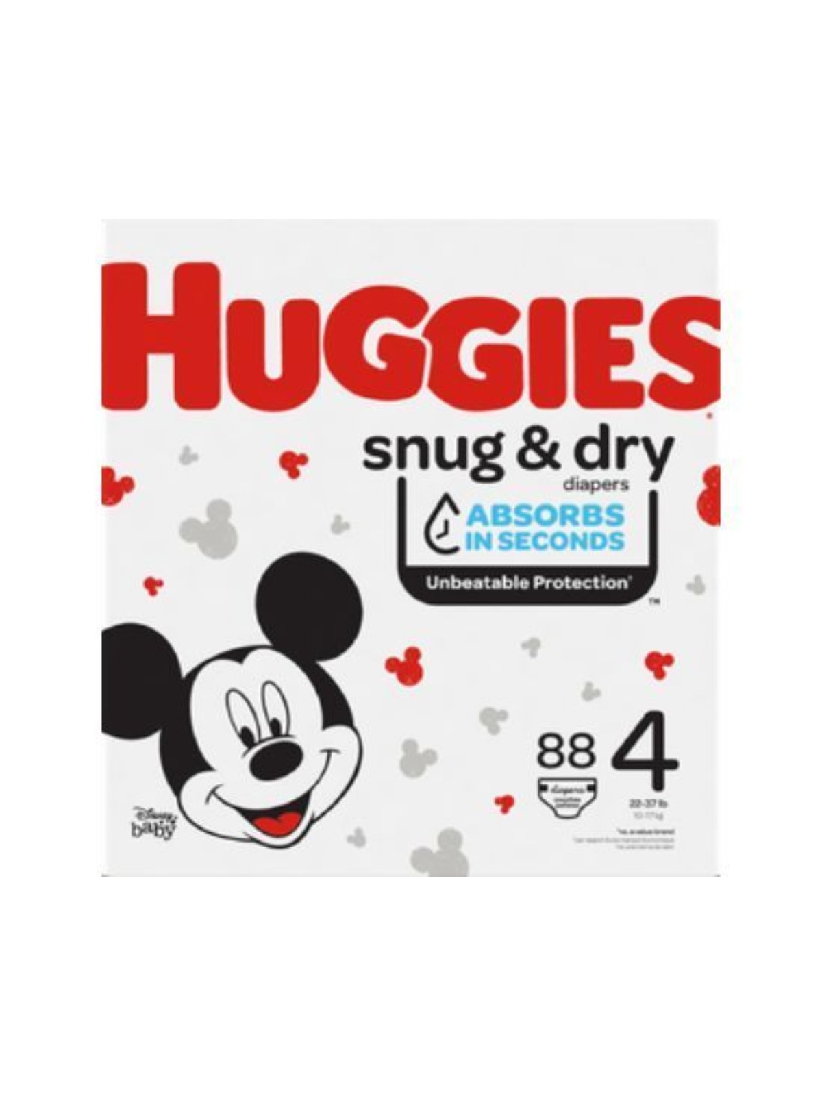 Order Huggies Snug and Dry Size 4 (3 count) food online from Stock-Up Mart store, Los Angeles on bringmethat.com