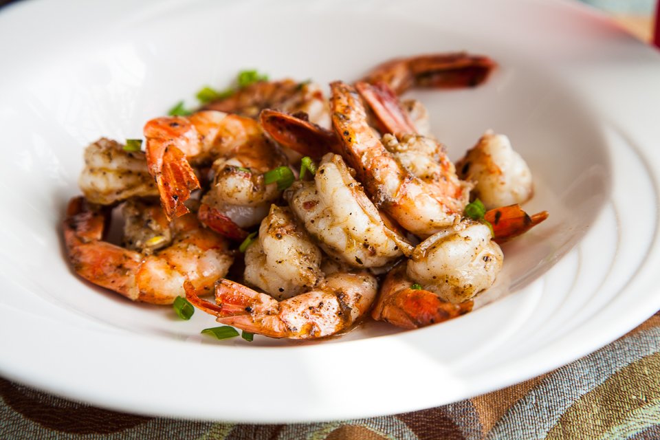 Order Jerk Shrimp with Rice food online from Limins Cafe Caribe store, East Orange on bringmethat.com