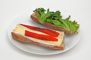 Order Brie & Roasted Red Pepper - Whole food online from The Cheese Company store, Penn Valley on bringmethat.com