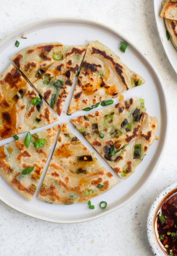 Order Scallion Pancakes food online from Gumii store, Naperville on bringmethat.com