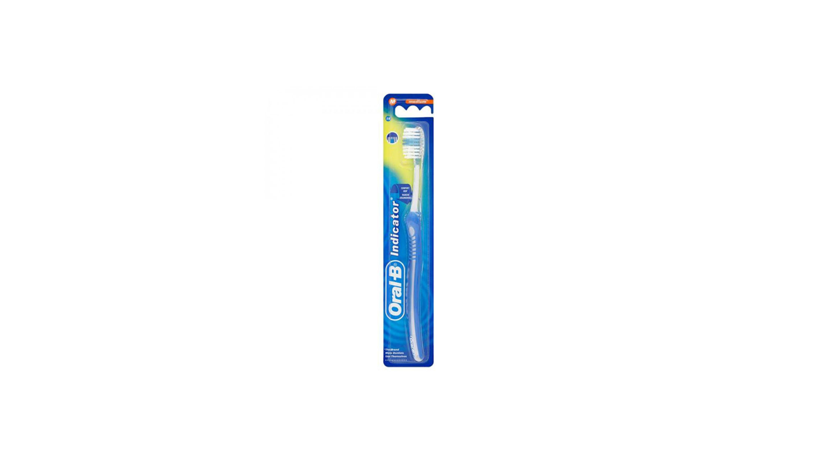 Order Oral B Indicator Toothbrush food online from Rebel store, Las Vegas on bringmethat.com