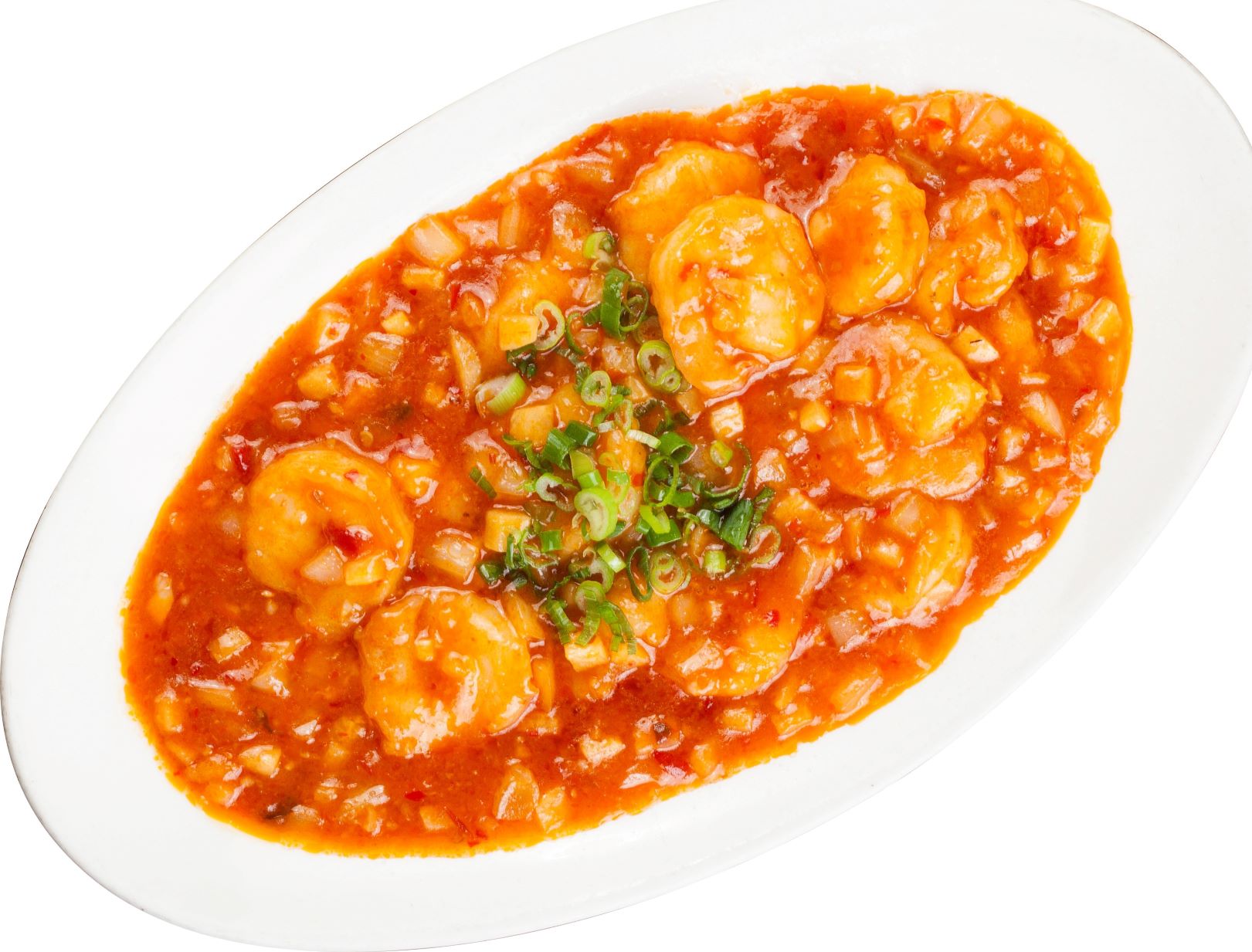 Order Braised Shrimp in Chili Sauce food online from Canaan Restaurant Chinese Cuisine store, West Covina on bringmethat.com