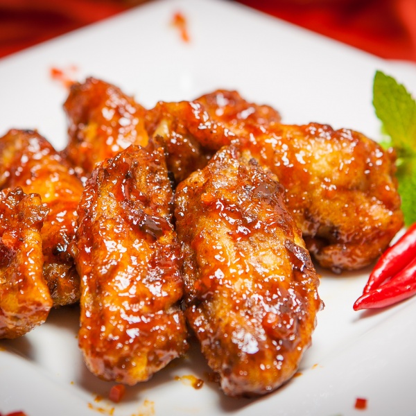 Order 8. Spicy Wings (6 piece) food online from Top Thai Cuisine store, Reseda on bringmethat.com