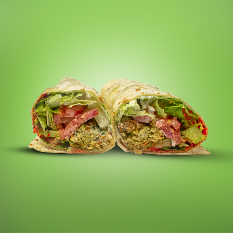 Order Falafel Wrap food online from Med Grill store, San Diego on bringmethat.com