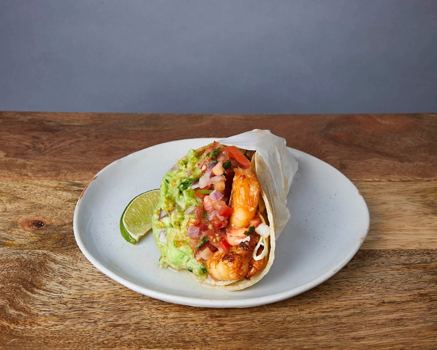 Order NICK'S WAY GRILLED SHRIMP TACO :: food online from Underdogs Too store, San Francisco on bringmethat.com