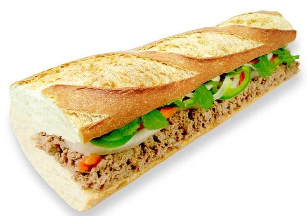 Order #16 Pate Sandwich food online from Lee Sandwiches store, Hawaiian Gardens on bringmethat.com