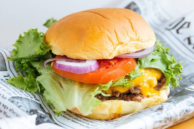 Order Cheeseburger food online from M2O Burgers & Salads store, Wynnewood on bringmethat.com