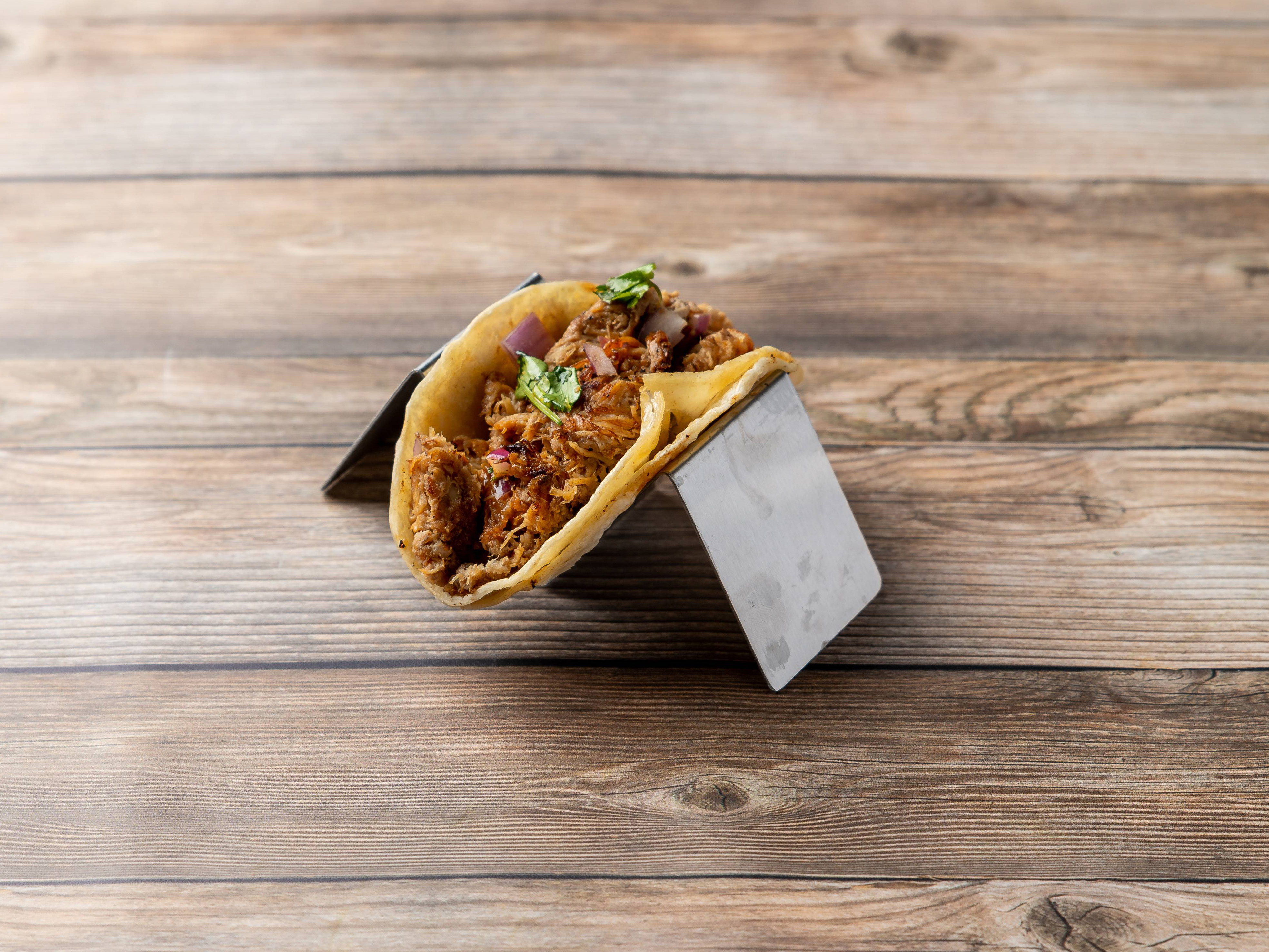 Order Spicy Pork Taco food online from Big & Little's Restaurant store, Chicago on bringmethat.com