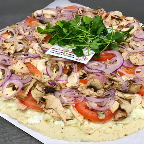 Order Chicken Supreme Pizza food online from Valentino Gourmet store, Camarillo on bringmethat.com