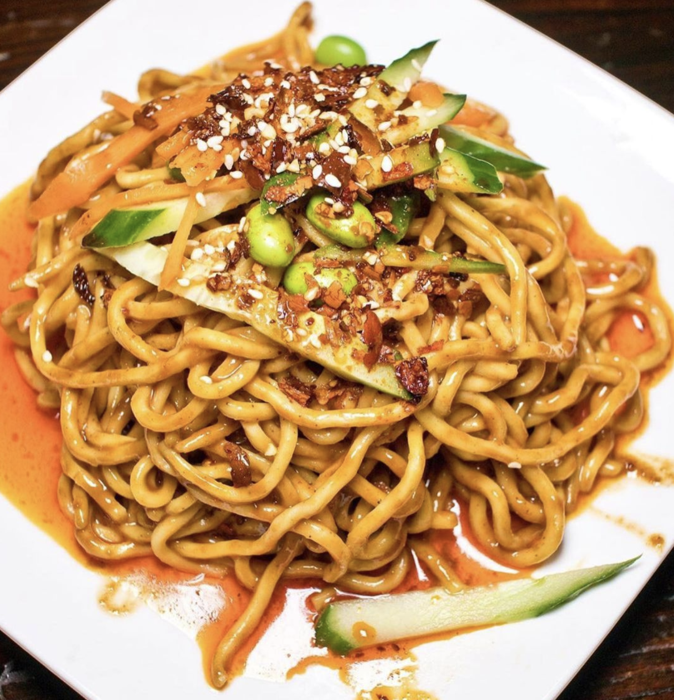Order Sesame Cold  Noodle food online from Pig Heaven store, New York on bringmethat.com