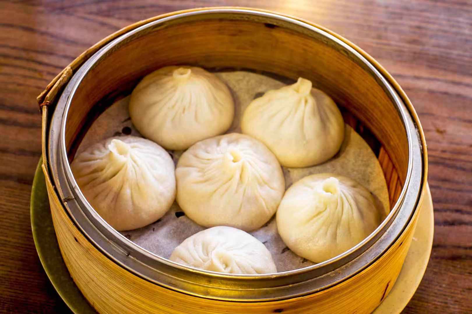 Order pork soup dumpling豬肉小籠包 food online from East Flour store, Jersey City on bringmethat.com