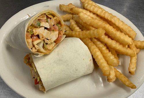 Order Monterey Chx Wrap food online from Throwbacks Bar And Grill store, Riverside on bringmethat.com