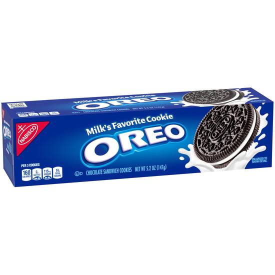 Order Nabisco Oreo Cookies Pack (5.25 oz) food online from Rite Aid store, Eugene on bringmethat.com