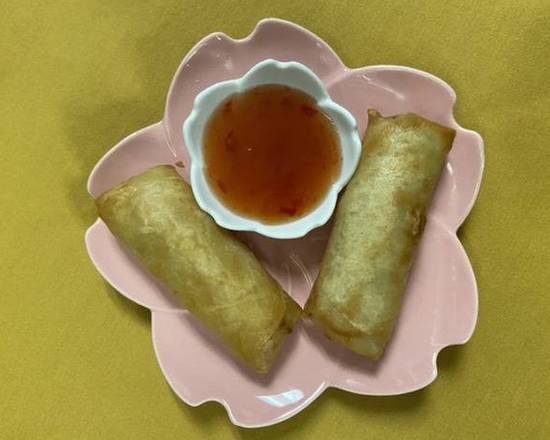 Order Shrimp Spring Roll (2pc) food online from Le Dish Asian Fusion store, Hamilton on bringmethat.com