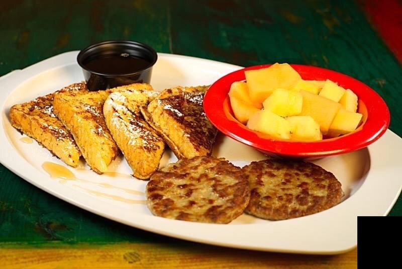 Order French Toast food online from La Morena Restaurant & Cantina store, El Paso on bringmethat.com