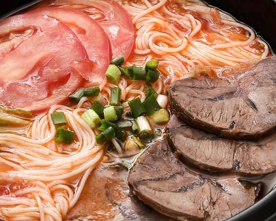Order Tomato Beef Noodle Soup food online from Taichi Cuisine store, Irvine on bringmethat.com